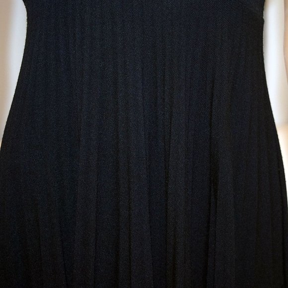 "5/$35" Knit Dress Sleeveless Plunge with Asymmetric Fit-and-Flare Silhouette - Picture 8 of 10